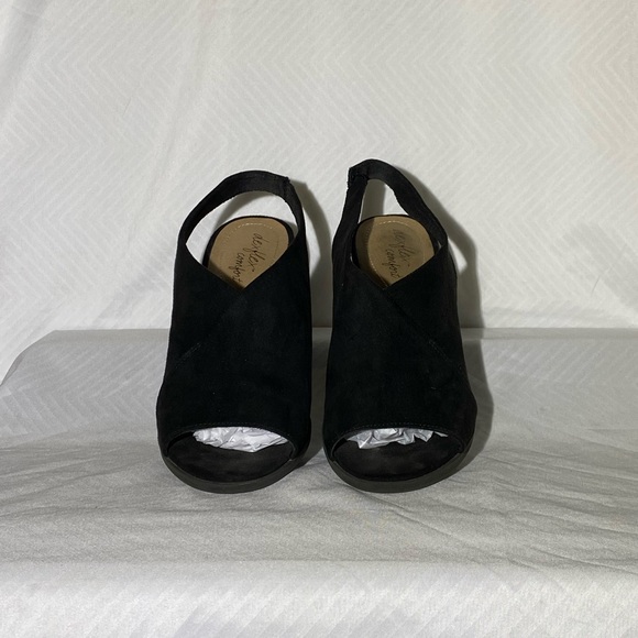 Dex Flex Comfort Black Block Heels - Picture 3 of 6